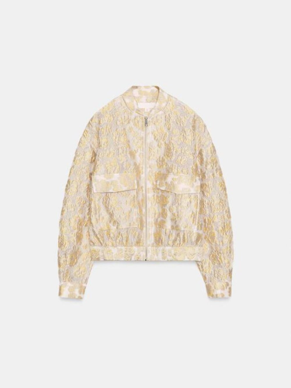 ZARA JACQUARD BOMBER JACKET